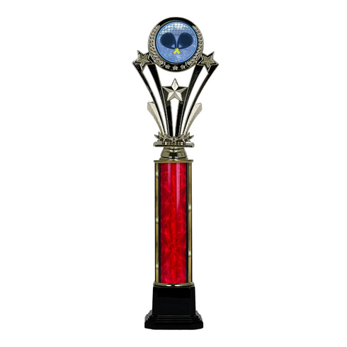 Trofeo de Tubo con Figura Serie 41 de Padel